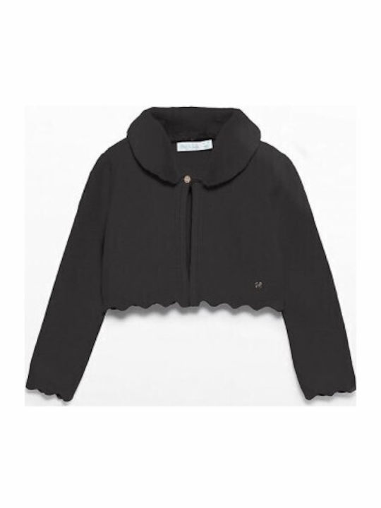 Kids Cardigan Knitted Black