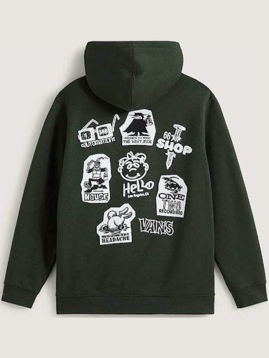 Polar Bluza și Hanorac Pentru Copii Cardigan Cu Glugă Verde