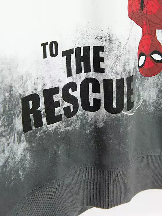 Kinder-Sweatshirt White Spiderman