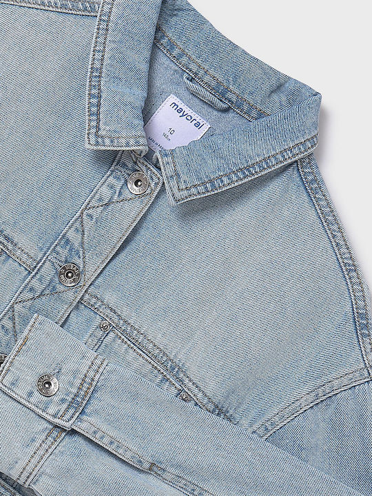 Kids' Denim Jacket Short Blue