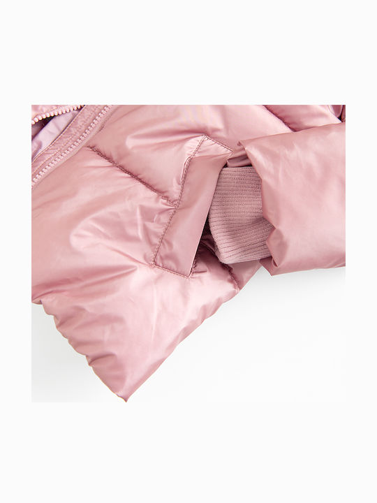Kids' Casual Jacket with Hood Pink