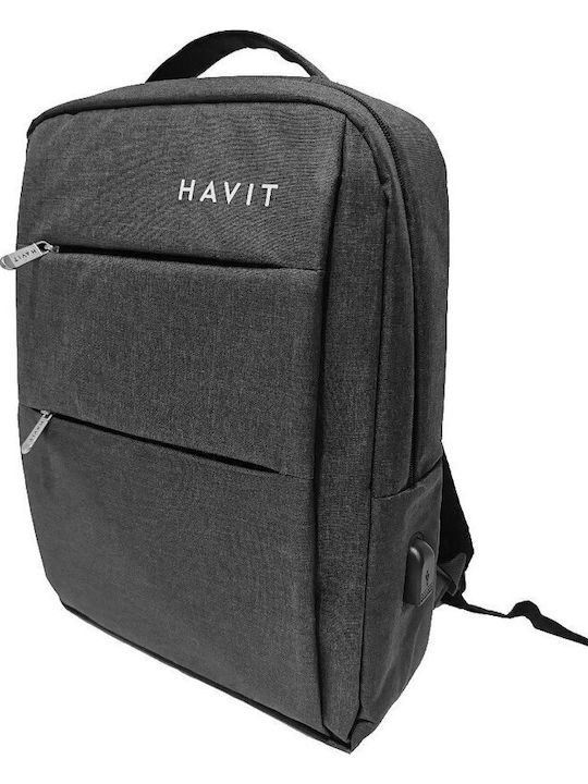 Rucsac Laptop Havit Havit H0026 Rezistent la Abraziune și Rupere cu Port USB 340x120x430 mm Negru