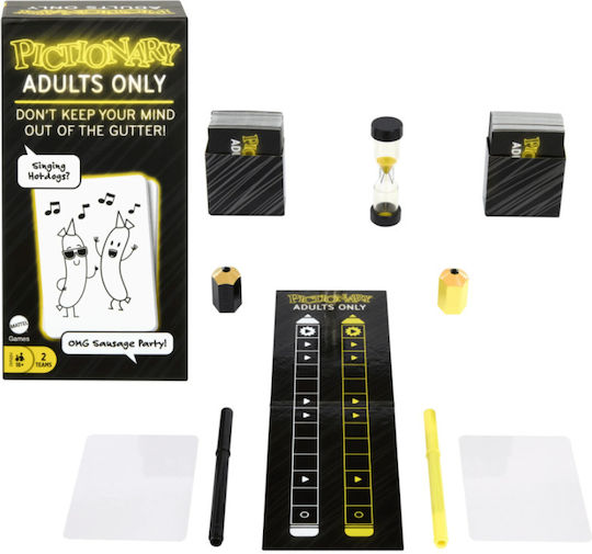 Настолна игра Pictionary Adults Only 18+ години Mattel