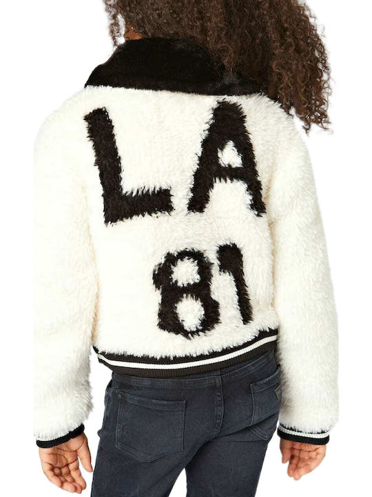 Kids' Bomber Short White