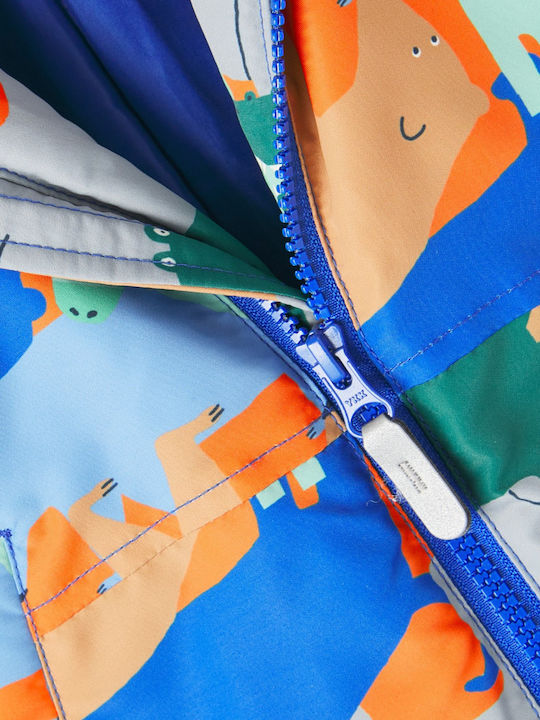 Kids' Casual Jacket Short with Hood Multicolour