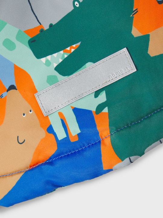 Kids' Casual Jacket Short with Hood Multicolour