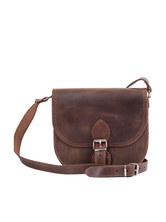 By -leather Leather Women's Bag Shoulder Brown