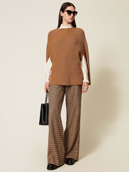 Women's Sweater Woolen Brown
