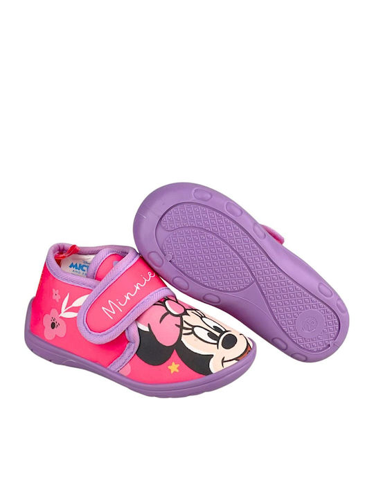 Kids Slippers Pink Minnie