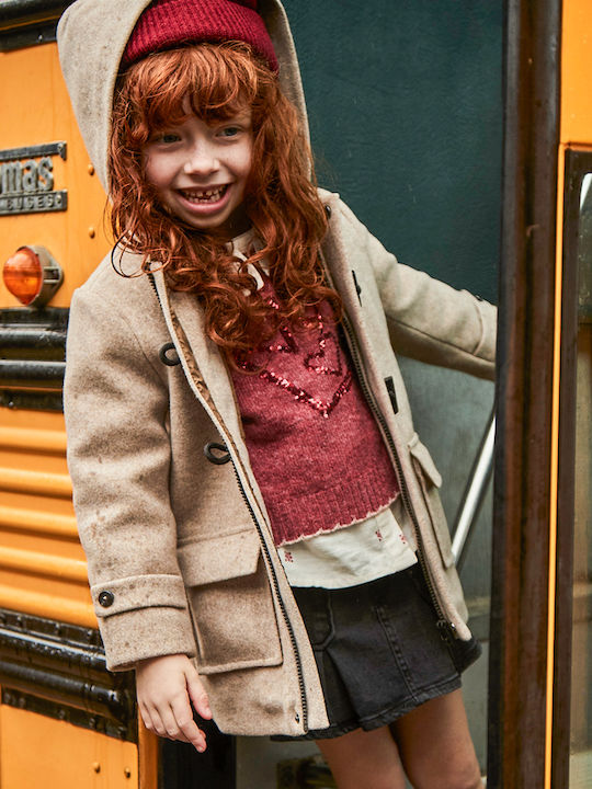 Kids' Denim Skirt Black