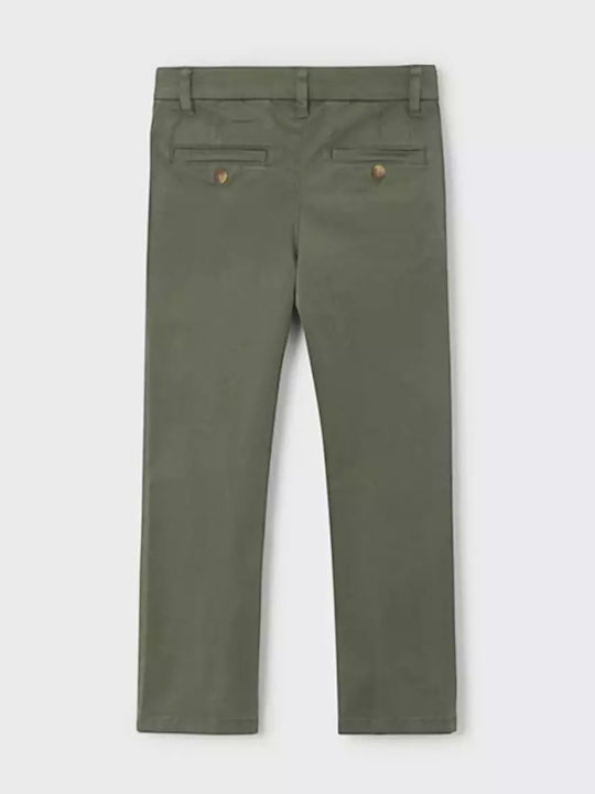 Παιδικό Παντελόνι Chino Λαδι Basic