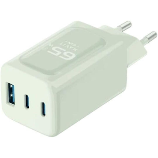 Havit Incarcător Fără Cablu cu Port USB-A și 2 Porturi USB-C 65W Verde (UC260)