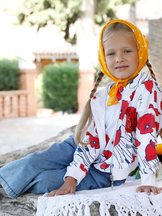 Kids Sweatshirt Cardigan with Hood Multicolored 15-223302-5