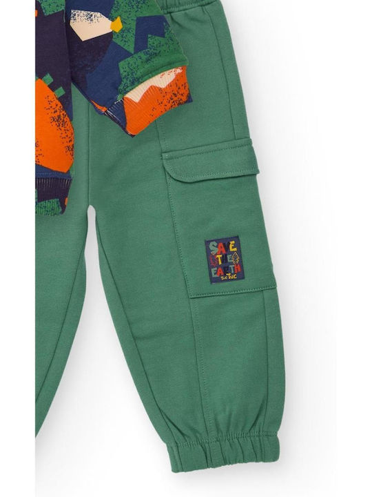 Kids Sweatpants Set Orange