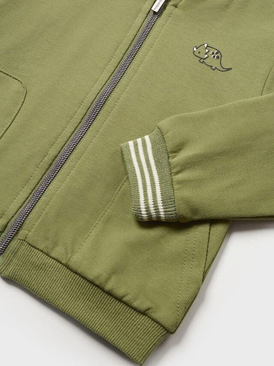 Kinderstrickjacke Khaki