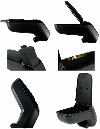 Rati Armster Car Leather Armrest for Hyundai i10 2020+ Black