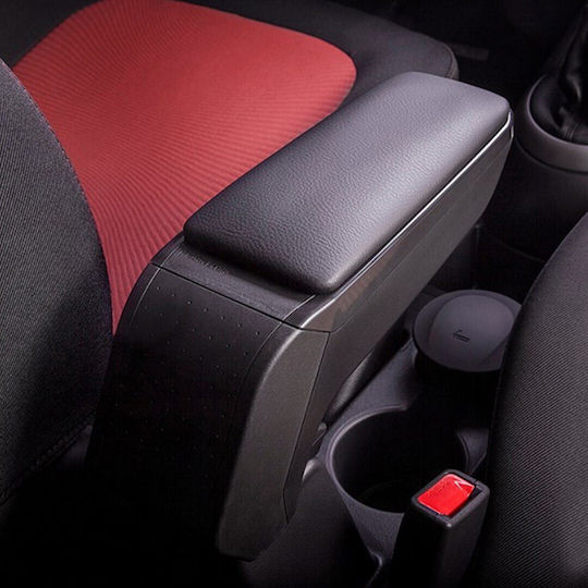 Rati Armster Car PU Armrest for Fiat Panda 2012+ Black