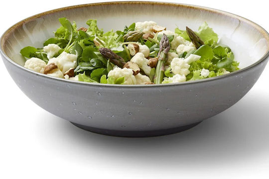 Bitz Salatschüssel Keramik Gray 24x24cm 1Stück