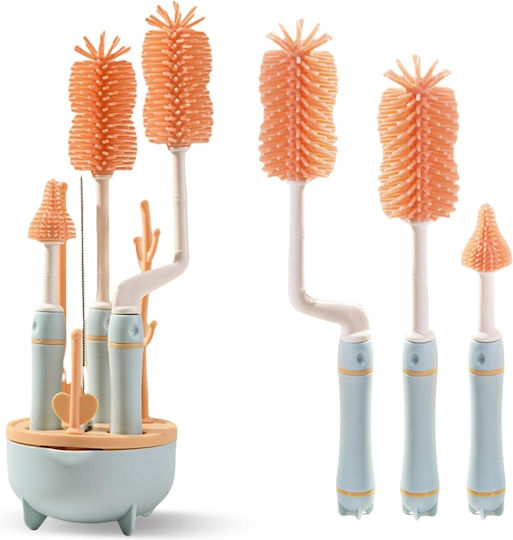 Kidizi Στεγνωτήρας για Μπιμπερό Μπλε 7τμχ