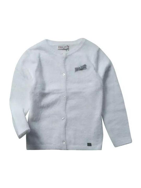 Kids Cardigan Knitted Ecru