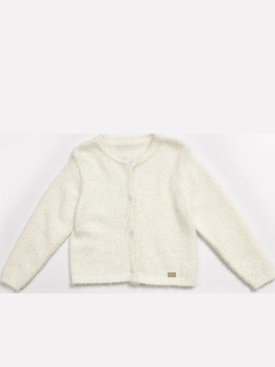 Kids Cardigan Knitted Ecru