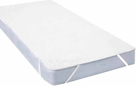 Kidizi Protecție pentru Saltea Dublu Waterproof cu Elastic Alb 140x200cm
