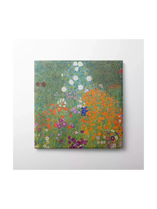 Canvas Painting Gustav Klimt Flower Garden Knv2480 95cm X 95cm