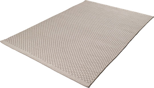 Tapicap Lucrat manual Covor De exterior Rectangular Beige-white