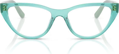 Vogue Kids Acetate Cat Eye Turquoise Prescription Eyeglass Frame VY2035 3192