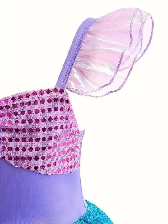 Kids Carnival Costume mermaid Purple