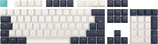 Keycaps Mechanical Keyboard Dark Project Navy Blue Ansi Iso