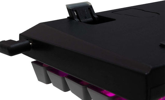 White Shark WAKIZASHI 2 Гейминг Механична Клавиатура 60% с Синьо по поръчка суичове и RGB подсветка (Английски US) Grey/Black