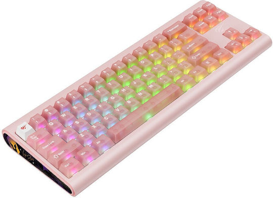 Havit KB896L Gaming Mechanical Keyboard with RGB lighting (English US) Pink