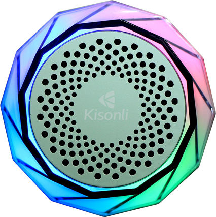 Kisonli Q6C Ηχείο Bluetooth 5W με Διάρκεια Μπαταρίας έως 6 ώρες Μαύρο