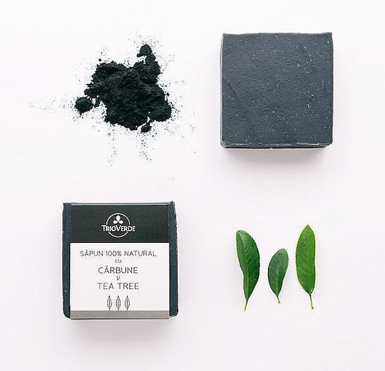 Charcoal Tea Tree Μπάρα Σαπουνιού 110gr