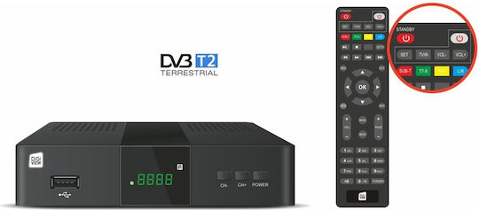 KAL Electronics BHT1402 Ψηφιακός Δέκτης Mpeg-4 SD (480p) Σύνδεσεις SCART / HDMI / USB