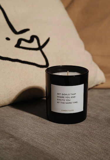Candly & Co. Κερί Σόγιας σε Βάζο Μαύρο 250gr
