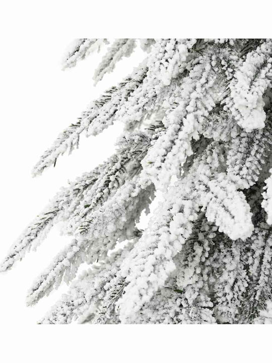 Weihnachtsbaum Beschneit 210cm mit LED-Beleuchtung