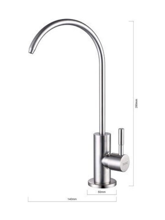 Bruno Kitchen Faucet Counter Silver