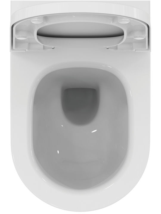 Ideal Standard Λεκάνη Κρεμαστή με Κάλυμμα Soft Close Λευκή