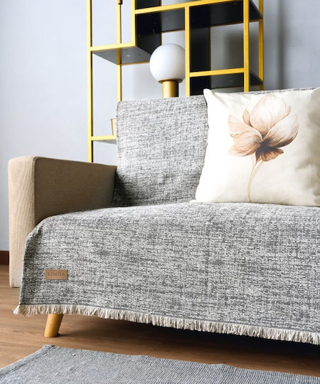 Kentia Elton Dreisitzer-Sofa Wurf P180xM300cm 24 Grau-Ecru Kentia Elton Dreisitzer-Sofa Wurf P180xM300cm 24 Grau-Ecru
