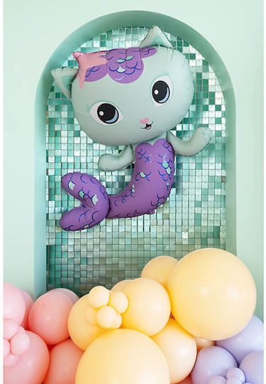 Foil Balloon Mercat Gabby's Dollhouse Series