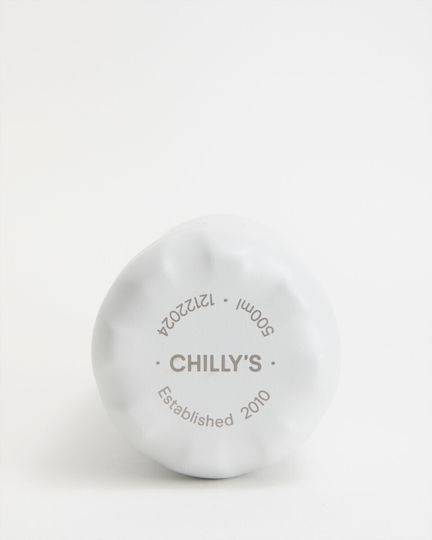 Chilly's Original All Matte Monochrome Бутилка Термос Неръждаема Стомана Без BPA 500ml Granite