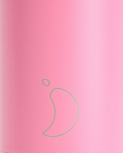 Chilly's Original Series Monochrome Бутилка Термос Неръждаема Стомана Без BPA 500ml All Pink