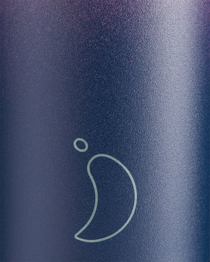 Chilly's Chilly's Gradient Stainless Steel Thermos Bottle BPA Free 500ml Pink Navy