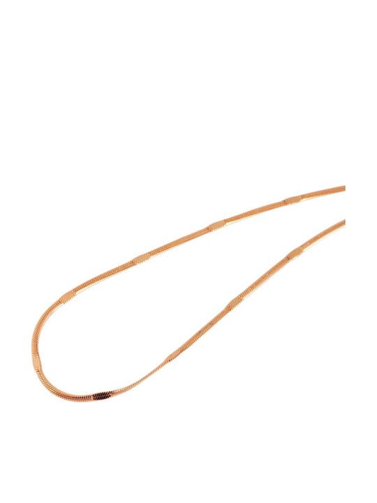 Akzent Chain Neck Snake made of Steel Gold-plated