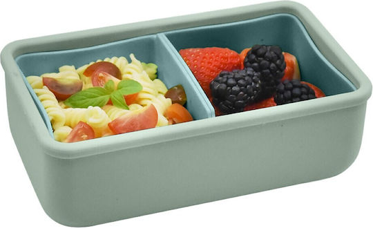 Melii – Bento Σιλικόνης 2 Θέσεων 700ml Sage Cactus