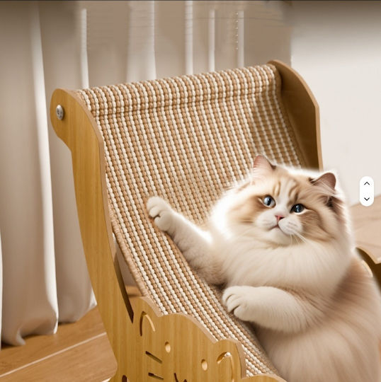 Bed – Cat Scratcher 2 in 1 Large Sisal Rope Wooden Frame 18p-7720