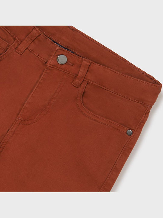 Mayoral Kids' Jeans Trousers Brown