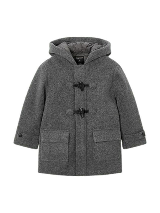Kinder Mantel Kinder Mäntel & Jacken Lang mit Futter & Kapuze Gray